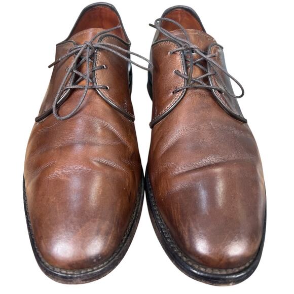 Allen Edmonds Kenilworth Brown Leather Plain Toe Bluchers  display picture 2